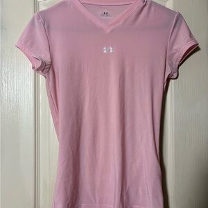 Under Armour Women's Light Pink Short Sleeve Tee